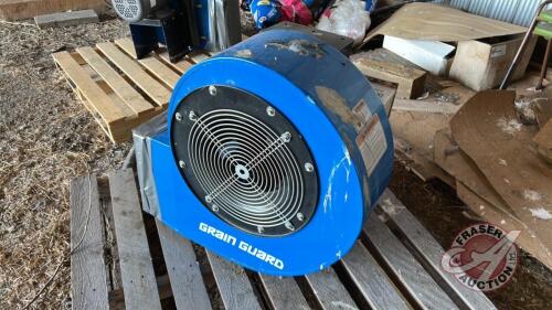 Fan 9, Grain Guard 5hp Aeration Fan, s/n201015099