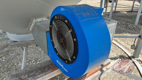 Fan 1, Edward Grain Guard 5hp Aeration Fan, s/n200515517