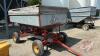 Farmec 181 galvanized gravity wagon - 3