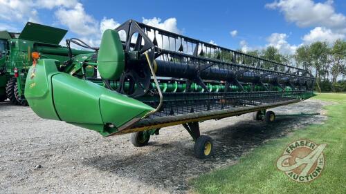 2010 35ft JD 635D hydro float draper header, s/n1H00635DVA0735902