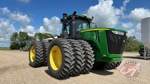 2012 JD 9510R 4WD tractor, s/n1RW9510RTCP003931