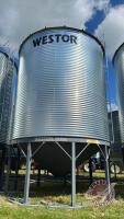 Bin 5, 4700 bushel Westor bin, s/n03237 (bin), s/n2014FC53929 (fan)