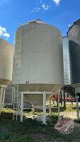 Bin 30, 1800 bushel Metal Industries hopper bin