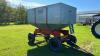 180 Bushel Inland Gravity Box on 4-Wheel Wagon - 3