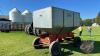 180 Bushel Inland Gravity Box on 4-Wheel Wagon - 5