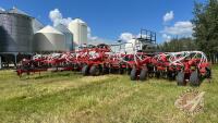 54' Bourgault 3310 PHD air drill with Bourgault 6450 air cart, s/n40574PH-08 (drill), s/n39283 AS-04 (cart)