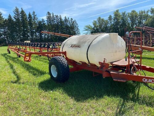 *84' Brandt Quick Fold Field Sprayer w/800-gal poly tank, hyd pump, wind cones, Horvick foam markers, s/n25388