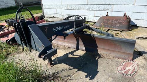 9ft Buhler Farm King 3pt Hyd blade, s/nNA