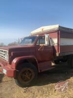 *1980 GMC 6000 Tag Axle grain truck, VIN#T16DAAV564793 , Owner: Richard W Lee, Seller: Fraser Auction________________