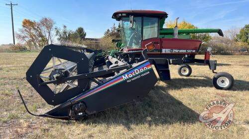 Prairie Star 4940 swather with 30ft MacDon 962 harvest header, s/n142759