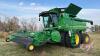 JD S680 SP combine with JD 615P pickup header, 2046 rotor hrs, 2632 eng hrs, s/n1H0S680SHC0746806 - 2