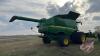 JD S680 SP combine with JD 615P pickup header, 2046 rotor hrs, 2632 eng hrs, s/n1H0S680SHC0746806 - 7