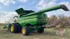 JD S680 SP combine with JD 615P pickup header, 2046 rotor hrs, 2632 eng hrs, s/n1H0S680SHC0746806 - 9