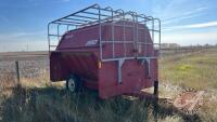 Ranchers Welding 250 bushel creep feeder on wheels, s/n1981