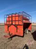 Ranchers Welding 250 bushel creep feeder on wheels