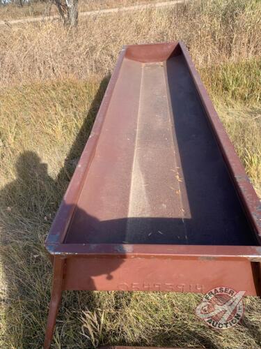 Cypress Ind metal trough feeder