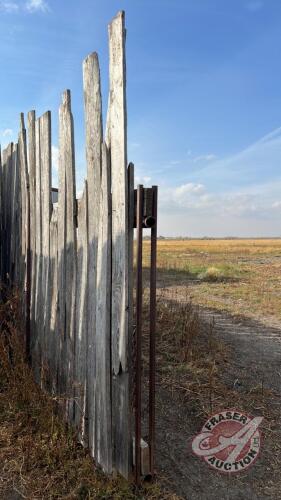 30ft freestanding windbreak panel (H)