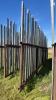 24ft freestanding windbreak panel drill stem frame (E) - 2