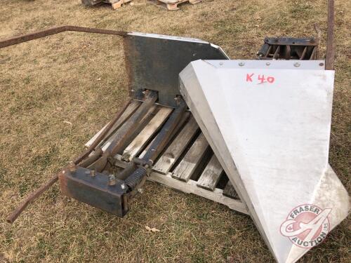 (4) S/S Tridecon crop dividers for Wilmar High clearance sprayer, K40