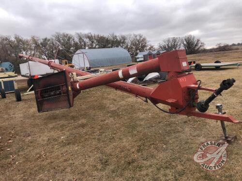 10x70 Farm King swing hopper auger, K47, s/n9104484