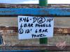 2-14ft and 1-12ft 6 bar panels, (D) K46, - 3