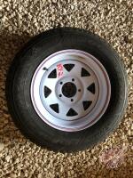 195/70R14 Goodyear Winter Tire with 5 bolt rims, K42