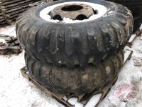 12.00-20 Goodyear tire and 10 bolt rims, K56, B