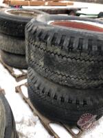 18-22.5 Firestone tires with 10 bolt rims, K56, D