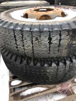 11.00-20 Goodyear tires with 10 bolt rims, K56, J