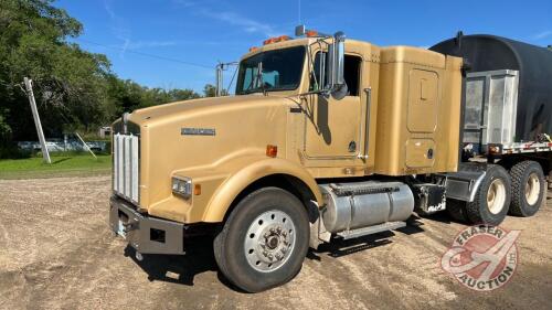 1990 Kenworth T800 T/A HighwayTruck, 073172 showing, VIN#2XKDDR9X4LM925855, Owner: Gardiner Farms Ltd, Seller: Fraser Auction________________