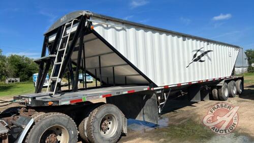 2014 45ft Lode King Prestige Tri-Axle Hopper Bottom Grain Trailer , VIN#2LDHG4535EF058306, Owner: Gardiner Farms Ltd, Seller: Fraser Auction ________________________