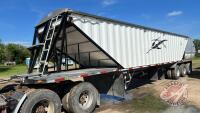 2014 45ft Lode King Prestige Tri-Axle Hopper Bottom Grain Trailer , VIN#2LDHG4535EF058306, Owner: Gardiner Farms Ltd, Seller: Fraser Auction ________________________