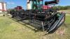 Westward M155 Dual Direction SP swather, 742 Eng hrs showing, 621 Cutting hrs showing, s/n223348, - 5