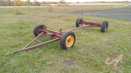 4-wheel farm wagon, Red