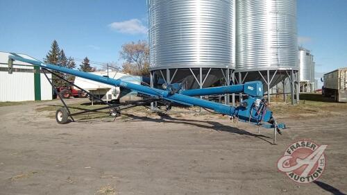 Brandt 10x60 PTO swing hopper auger, s/n41444A