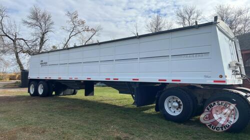 2015 40ft Maurer t/a hopper bottom steel grain trailer, VIN#57CKG4023FS000089, Owner: Alan K Stein, Seller: Fraser Auction______________________