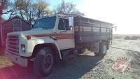 1985 IH S1600 s/a grain truck, 152844 showing, VIN#1HTLAHGP9FHA35986, Owner: Alan K Stein, Seller: Fraser Auction __________________