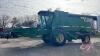 JD 9500 SP combine with JD 914 pick-up head, 2795 Sep hrs showing, 3679 Eng hrs showing, s/nH09500X642441 - 2