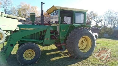 JD 4020 DSL Tractor, 6374 hrs showing, s/n165801R