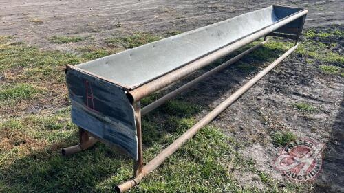 15ft bunk feeder (drill stem frame with belting bottom) A