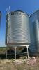 Bin #10, Approx 2100 Bushel Westeel Roscoe on Peloquin hopper cone, s/n FAN 20131L20764, (This bin still has grain in it and will not be ready for removal until June 15th 2023)