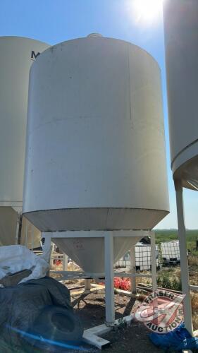 Bin#11, Approx 1300 Bushel hopper bottom bin, (This bin still has grain in it and will not be ready for removal until June 15th 2023)