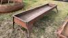 10ft Cypress Industries metal feed trough (F)