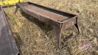 10ft Cypress Industries metal feed trough (C)