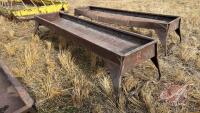 10ft Cypress Industries metal feed trough (B)