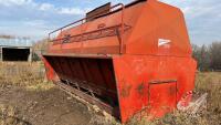 Ranchers Welding 1000 bushel Creep feeder on skid