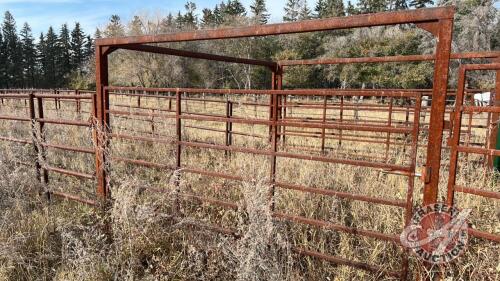 11ft gate with HD overhead frame