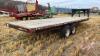 24ft Bobco T/A flat deck gooseneck trailer - 7