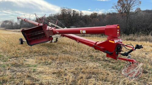 13x70 Buhler/Farm King PTO swing hopper auger, s/n21906329