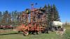 40ft Bourgault 8800 air seeder with Bourgault 2155 air cart, Seeder s/n820752, Cart s/n4023